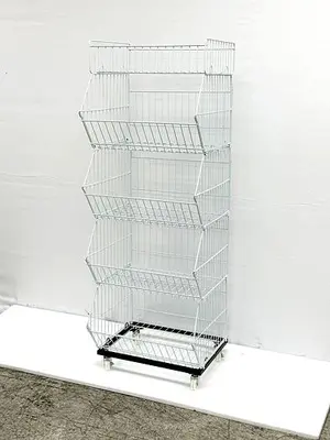 5 layer Grid Shelf Shelves Retail Display 20*19*55 -various sizes available - SEE VIDEO