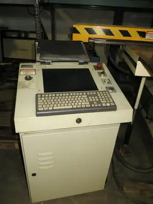 120 Ton Geka Hydraulic Single End Punch w/ CNC X-Y Positioning Table Model PUMA 110 H30 Semi PAXY