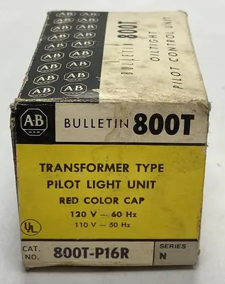 New | in-Stock ALLEN-BRADLEY 800T-P16R Miscellaneous Equipment (Electrical & Power) | Surplus Asset Holdings #1194446