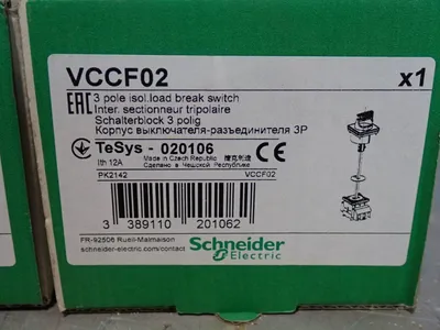 Used SCHNEIDER ELECTRIC VCCF02 Disconnects Ohio US | HGR 24 #1006644