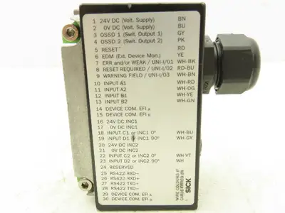 Sick 2 027 171 Optic Scanner Head Plug Connector Module