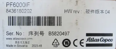 NEW ATLAS COPCO PF6000IF POWER FOCUS 6000 CONTROLLER 8436-1802-02