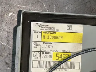 Used HOFFMAN R10086CH Electrical Boxes Ohio US | HGR 24 #1288730