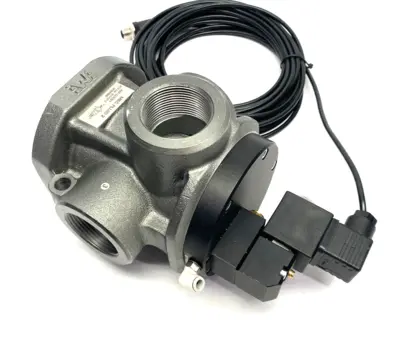 USED MEC FLUID 2 SERVO-ASSISTED VACUUM VALVE 3-WAY, 1-1/2" PORTS, COMP. AIR