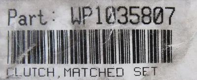 NEW WP1035807 CLUTCH PLATE