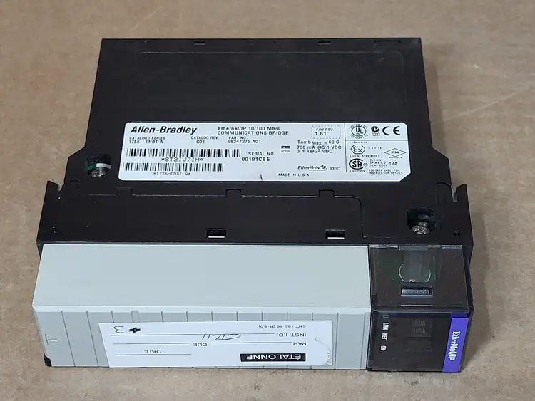 Used ALLEN-BRADLEY 1756-ENBT/A Misc Electrical & Power Parts British Columbia CA | Lenmark #836110