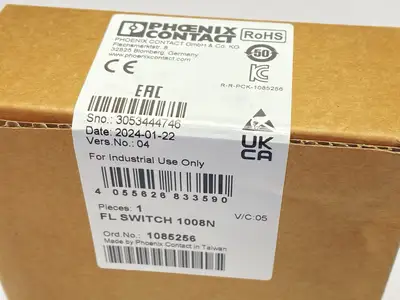 NEW PHOENIX CONTACT INDUSTRIAL ETHERNET SWITCH 8-PORT 1085256