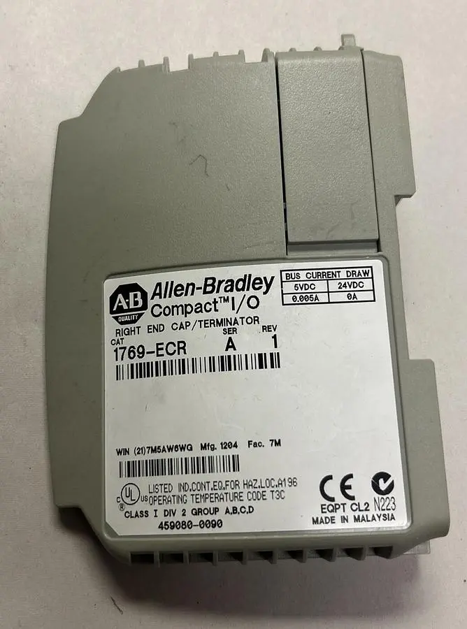 Used ALLEN-BRADLEY 1769-ECR Misc Electrical & Power Parts Ohio US | Surplus Asset Holdings #1245183