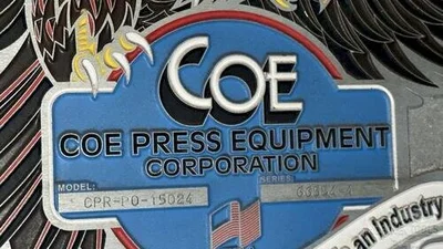 USED 2015 COE PRESS EQUIPMENT CPR--PO-15024 & CPPS-350-18