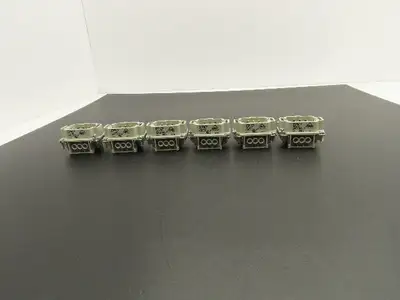 Epic 10190000 HB-E Male Connector Insert 6-Pin 16A 500V Lot of 6