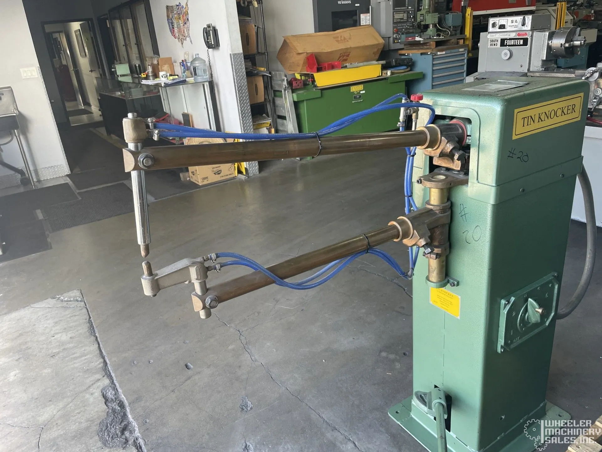 TIN KNOCKER TK1525 Rocker Arm Type Spot Welder #7996 #1