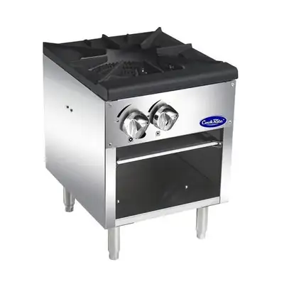 New | in-Stock Atosa New Atosa ATSP-18-1 Single Gas Stock Pot Stove 80,000 BTU Commercial Ranges Illinois US | Falcon Restaurant Supply #1375281
