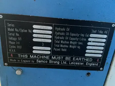 Used SAMCO 1708 Die Cutting Presses Ohio US | HGR 24 #1293695