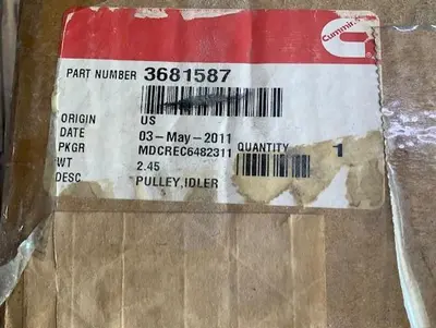 Cummins Idler Pulley PN 3681587