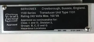 USED SERVOMEX 1100