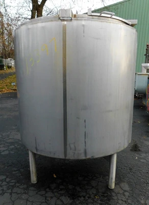 USED FELDMEIER 800 GALLON TANK OPEN TOP TANK