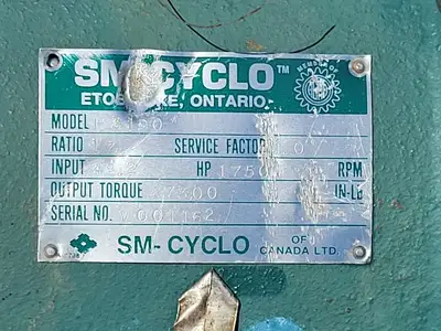 Used SUMITOMO SM-CYCLO H3190 Gearboxes British Columbia CA | Lenmark #268452