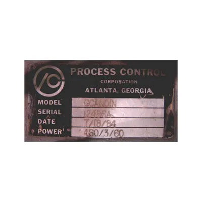 USED PROCESS CONTROL GCANOIN
