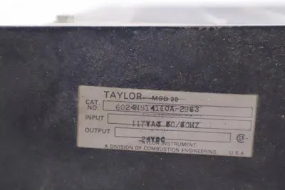 TAYLOR INSTRUMENT MOD 30 6024NSI4II0A-2963 POWER SUPPLY STOCK #3468-A
