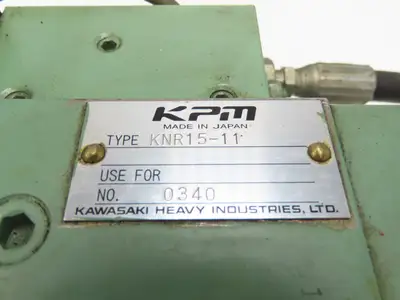 Kawasaki KPM NVH172K119L-EPC-11F Hydraulic Variable Piston Pump 80gpm 5000psi