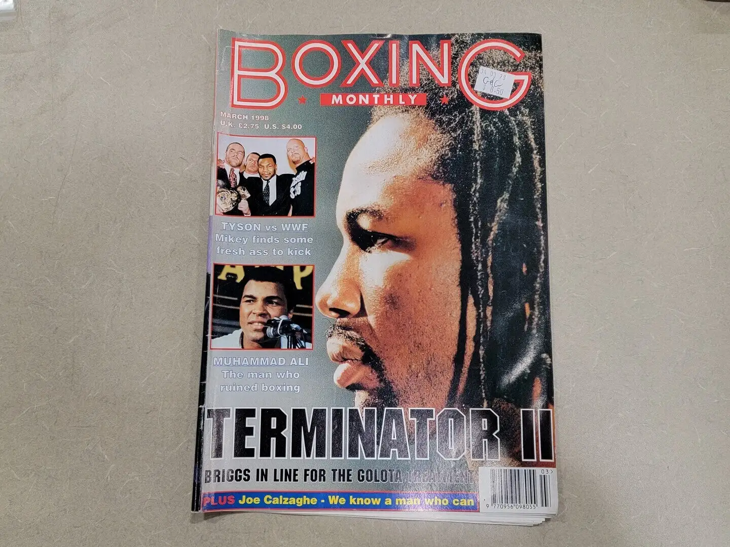 USED BOXING MONTHLY MARCH 1998