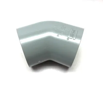New | in-Stock Spears Elbow Slip Socket Fitting 5", 45-Degree Painted Gray SCH40 Plumbing Equipment Michigan US | Maverick Industrial Sales #1397477