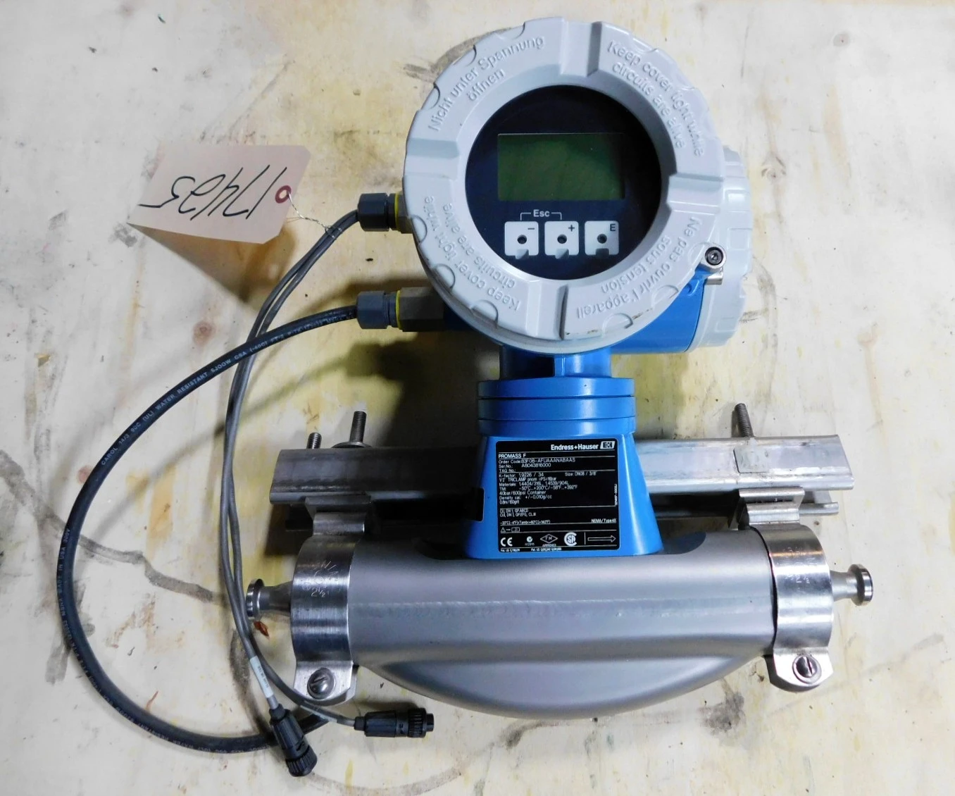 USED ENDRESS HAUSER PROMASS 83