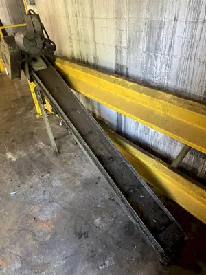8" x 8' ERIEZ MAGNETIC SCRAP CONVEYOR