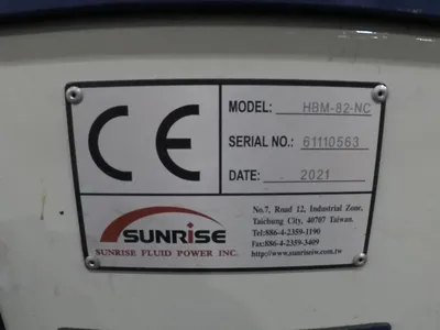 2021 SUNRISE HBM 82 NC Pipe, Tube & Bar Benders | Asset Exchange Corporation (4)