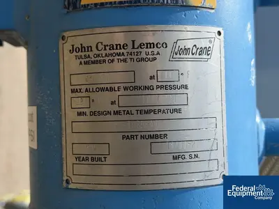 USED 3V Cogeim 5,000 Gal 3V Tech Glass Lined Reactor, 90/125#