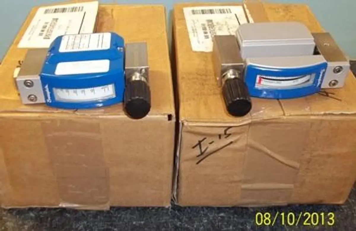 QTY. 2. SWAGELOK OFC FLOW METER MODEL CONE #VAF-M1...