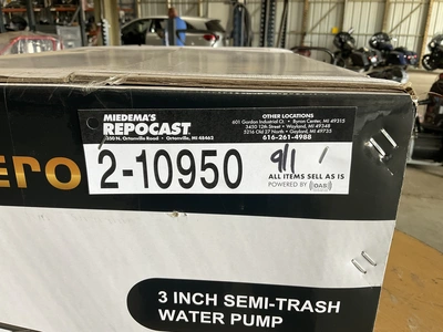 Used LANDHERO LDH-TWP80 3” SEMI-TRASH WATER PUMP Centrifugal Pumps Michigan US | Miedema Asset Management Group #1344934