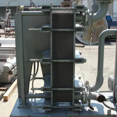 SPC7072  Heat Exchanger 343.4 sq.ft. Dry Coolers Inc plate heat exchanger, Stainless Steel