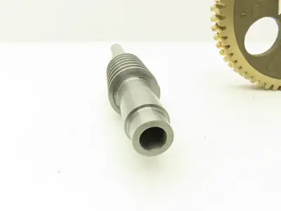 60 Tooth Bronze Worm Gear 10" Dia 1.5" Bore with 1-1/8" Output Shaft Gearbox Kit