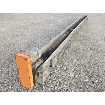 Used 12" Dia. x 34' Long Industrial Screw Conveyor