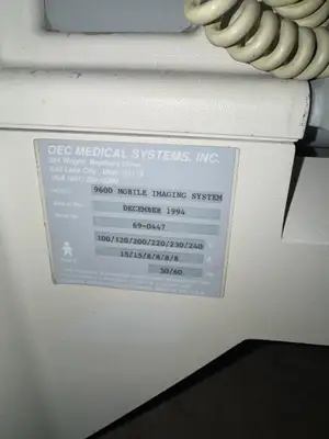 Used GE OEC 9600 X-Ray - Medical Texas US | PT Medical Technologies #1458581