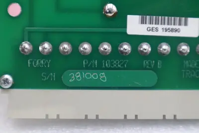 NEW Forry 103827-00 10237506A22 Integrated Precipitator Board Rev B STOCK G664