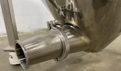 Lidded SS Hopper With Agitator - LIKE NEW CONDITON
