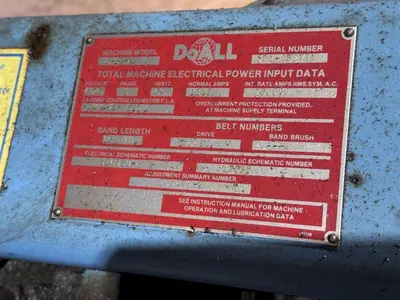 USED DOALL C-3300NC
