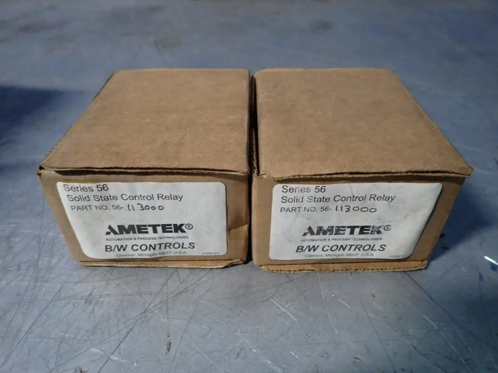 New | in-Stock AMETEK 113000 Relays & Switches | HGR 24 #739619