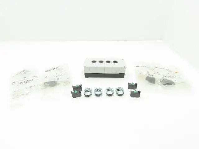 Allen Bradley 800F-4PP Pushbutton Enclosure 4-Button Kit 22mm Plastic 7.5x3x2.5"