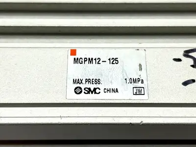 MGPM12-125 | SMC  Compact Guided Cylinder 125mm Stroke 12mm Bore - Used