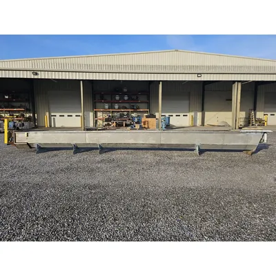 Used 23" dia. X 31' long Stainless Steel Industrial Screw Auger Conveyor