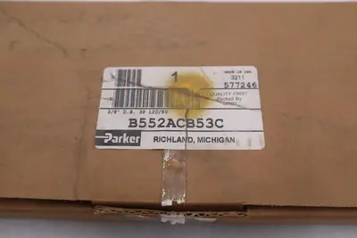 NEW OPEN BOX Parker B552ACB53C Pneumatic Solenoid Valve 150 PSI STK GF484A