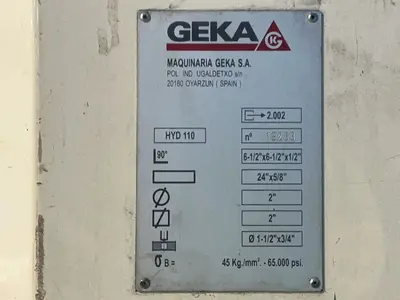 Used GEKA HYDRACORP HYD110 Ironworkers Ohio US | HGR 24 #1463442