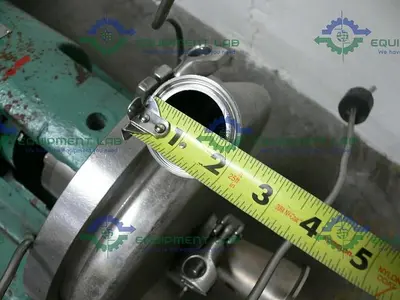 USED TRI-CLOVER TRI-FLO PUMP SP218MH-S W/ 10HP BALDOR INDUSTRIAL MOTOR CM3711T