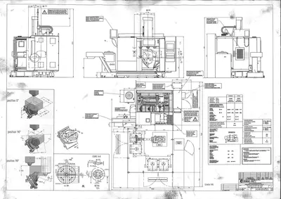 USED HURON K3X8F X: 780 - Y: 700 - Z: 500 MM CNC