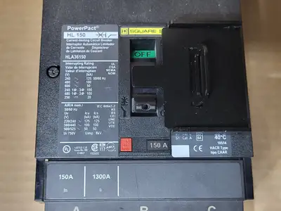 USED SQUARE D HLA36150