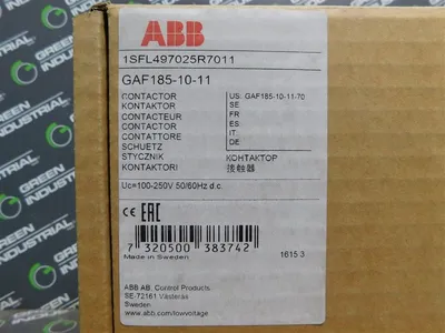 ABB GAF185-10 3 Pole Contactor 1SFL497025R7011 250A 1000V DC New