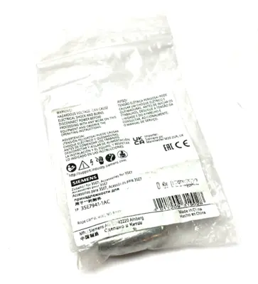 NEW SIEMENS STEEL EGG SHAPE OVAL ROPE CLAMP 4MM HOLES